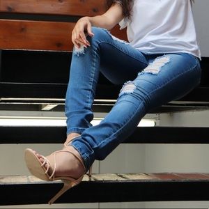 Mid Rise Skinny Jeans